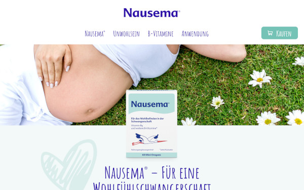 Screenshot der Website nausema.de